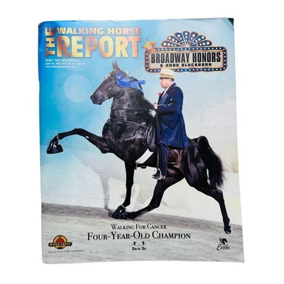 The Walking Horse Report -June 19, 2023 Walking for Cancer Grand Champ - Picture 1 of 8